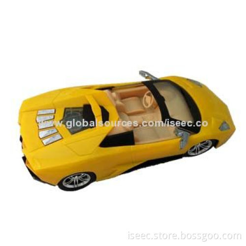 Car-shaped Portable Bluetooth Speaker with 600mAh Battery Capacity